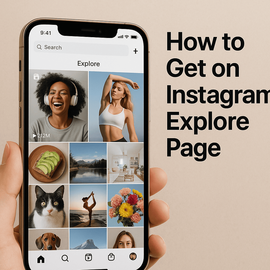 Instagram Explore page