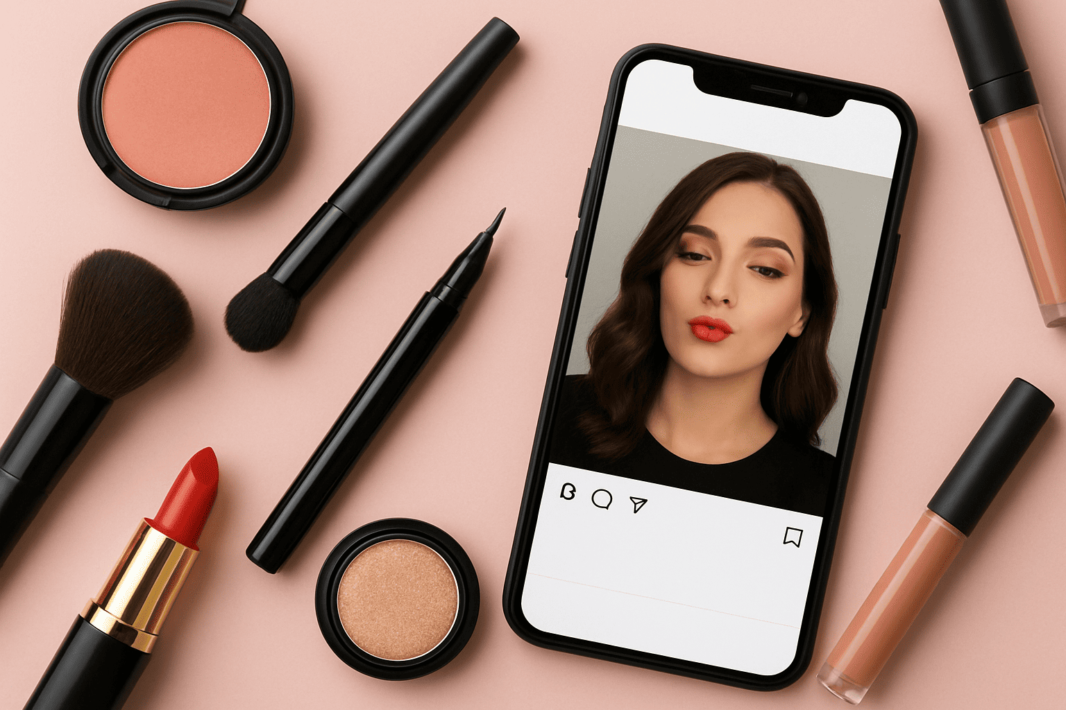 Makeup Captions for Instagram